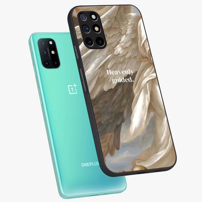 Divine Winged Grace Glass Case displayed in angled mockup highlighting graceful wing design with divine aesthetic style.
