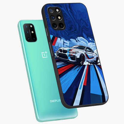 Drift Power Rush Glass Case displayed in angled mockup highlighting powerful drift car design with sporty aesthetic style.