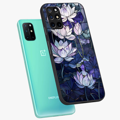 Gloss Petal Rush Glass Case displayed in angled mockup highlighting vibrant petal design with elegant floral aesthetic.