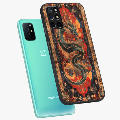 Inferno Dragon Soul Glass Case displayed in angled mockup highlighting powerful dragon illustration with inferno aesthetic.