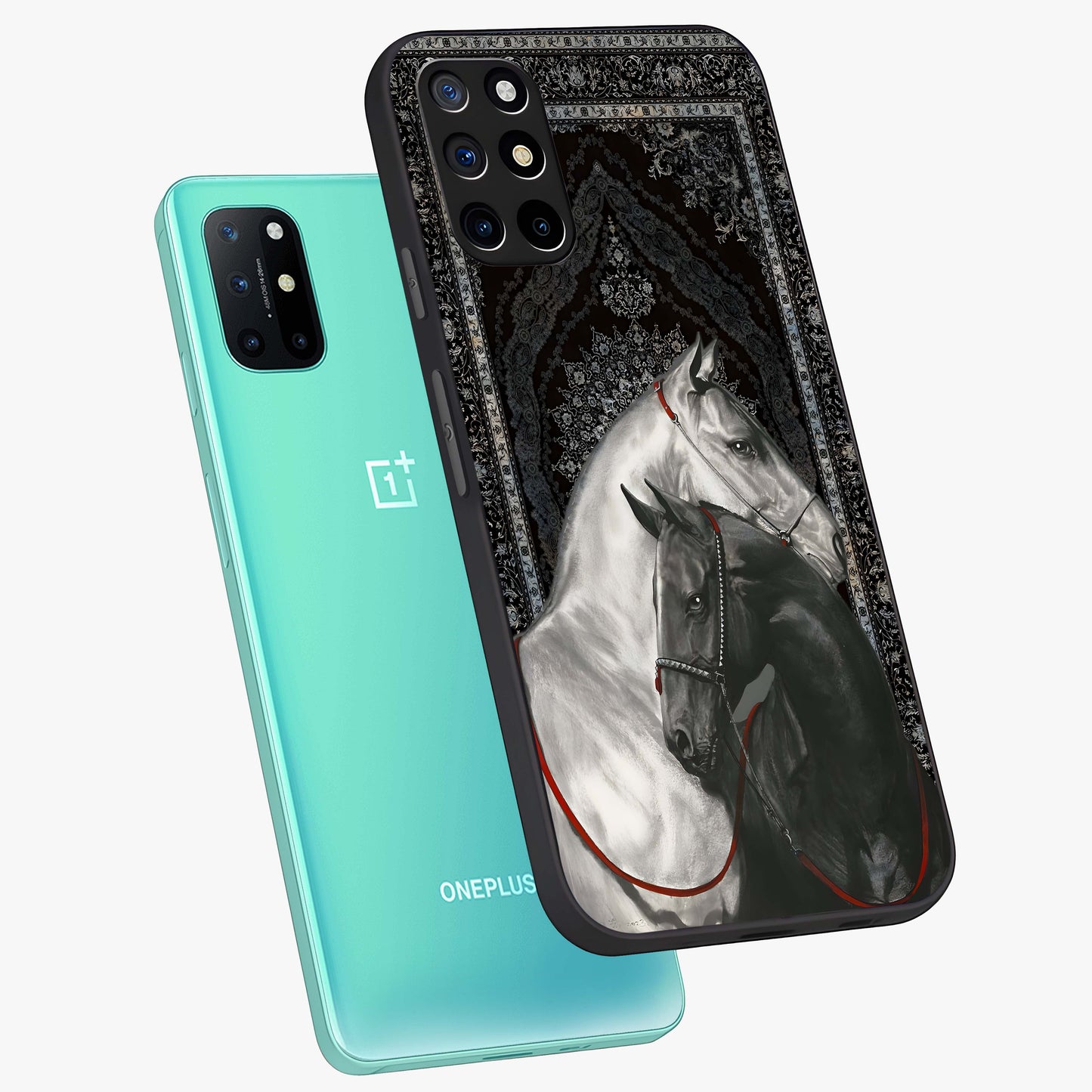 Majestic Ride Legacy Glass Case displayed in angled mockup highlighting sleek vehicle design with bold racing aesthetic.