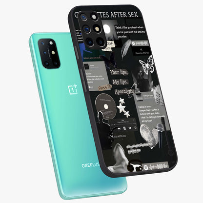 Midnight Love Echo Glass Case displayed in angled mockup highlighting elegant love inspired design with deep aesthetic style.