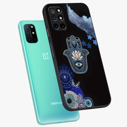 Mystic Hand Aura Glass Case displayed in angled mockup highlighting magical aura design with spiritual aesthetic style.