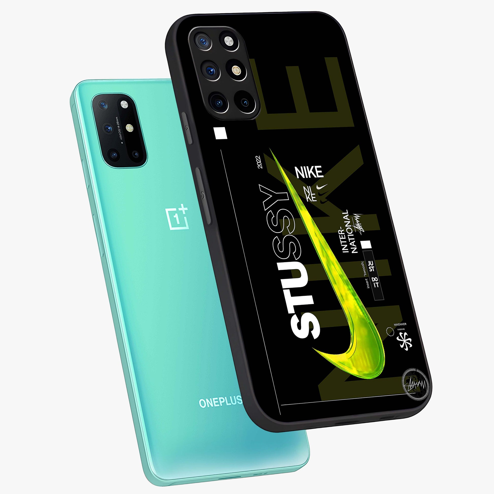 Neon Street Edition Glass Case displayed in angled mockup highlighting vibrant urban design with bold street aesthetic.