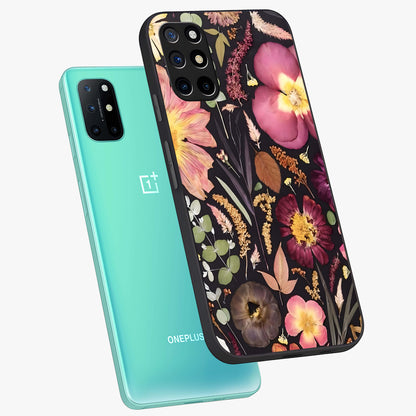 Petal Dream Tapestry Glass Case displayed in angled mockup highlighting decorative petal pattern with elegant botanical aesthetic.