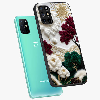 Radiant Bloom Elegance Glass Case displayed in angled mockup highlighting graceful floral design with radiant aesthetic style.