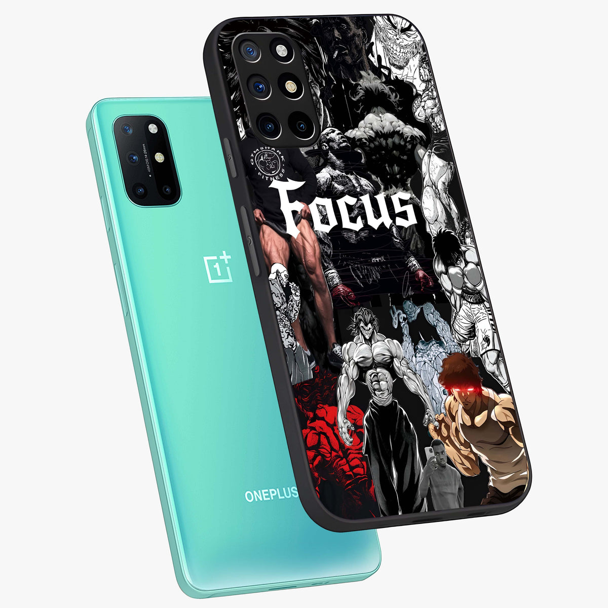 Relentless Power Focus Glass Case displayed in angled mockup highlighting bold statement design with modern aesthetic style.