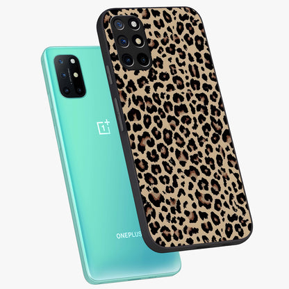 Savage Chic Pattern Glass Case displayed in angled mockup highlighting bold fashion inspired design with chic aesthetic.
