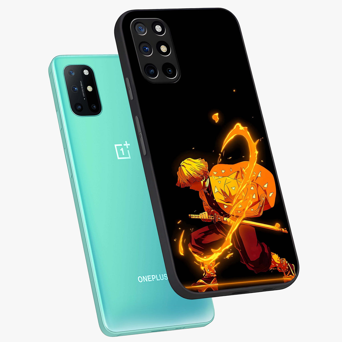 Thunder Flame Execution Glass Case displayed in angled mockup highlighting dramatic fire themed design with intense fantasy aesthetic.