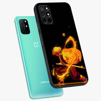 Thunder Flame Execution Glass Case displayed in angled mockup highlighting dramatic fire themed design with intense fantasy aesthetic.