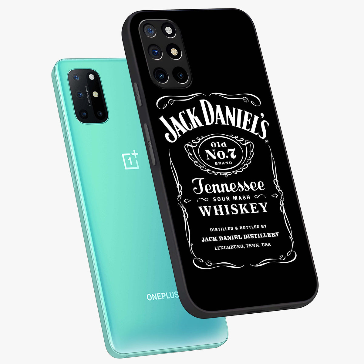 Vintage Whiskey Heritage Glass Case displayed in angled mockup highlighting retro beverage themed design with heritage aesthetic.
