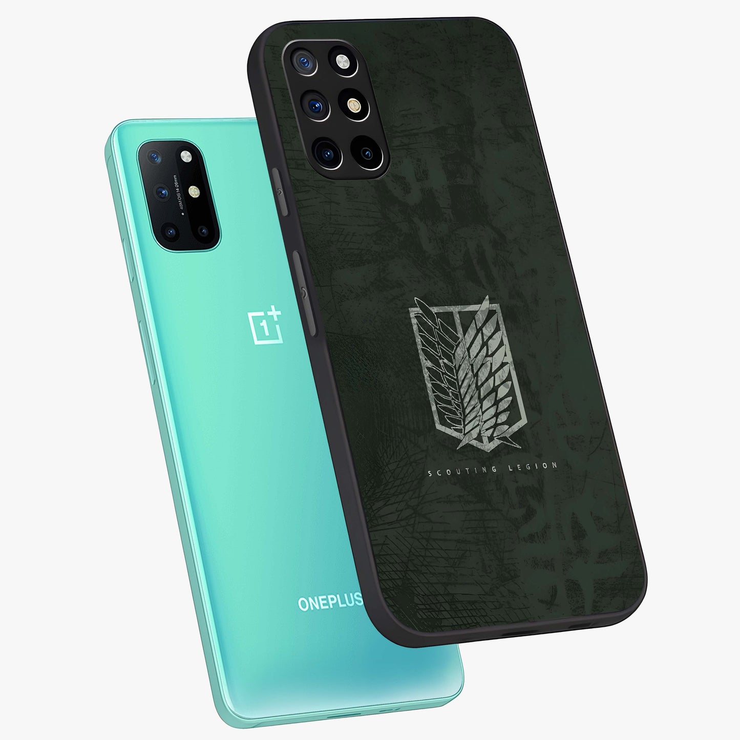 Wings Of Freedom Glass Case displayed in angled mockup highlighting graceful wing design with inspirational aesthetic.