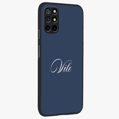 Blue Vintage Floral Pattern Glass Case displayed in angled mockup highlighting classic blue floral pattern and retro aesthetic design.