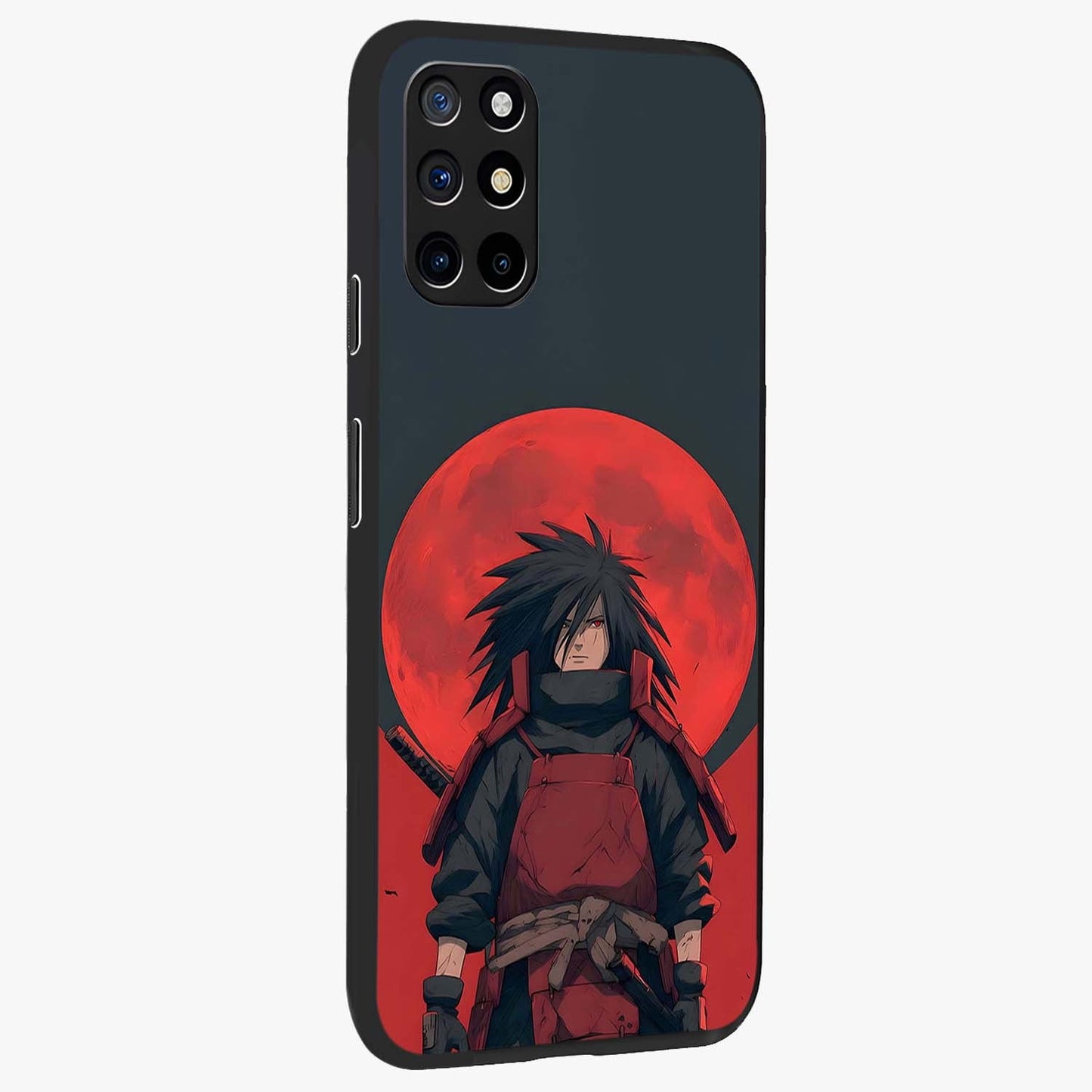 Crimson Moon Warlord Glass Case upright view showcasing powerful warlord artwork with dark celestial theme.