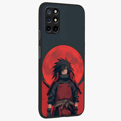 Crimson Moon Warlord Glass Case upright view showcasing powerful warlord artwork with dark celestial theme.