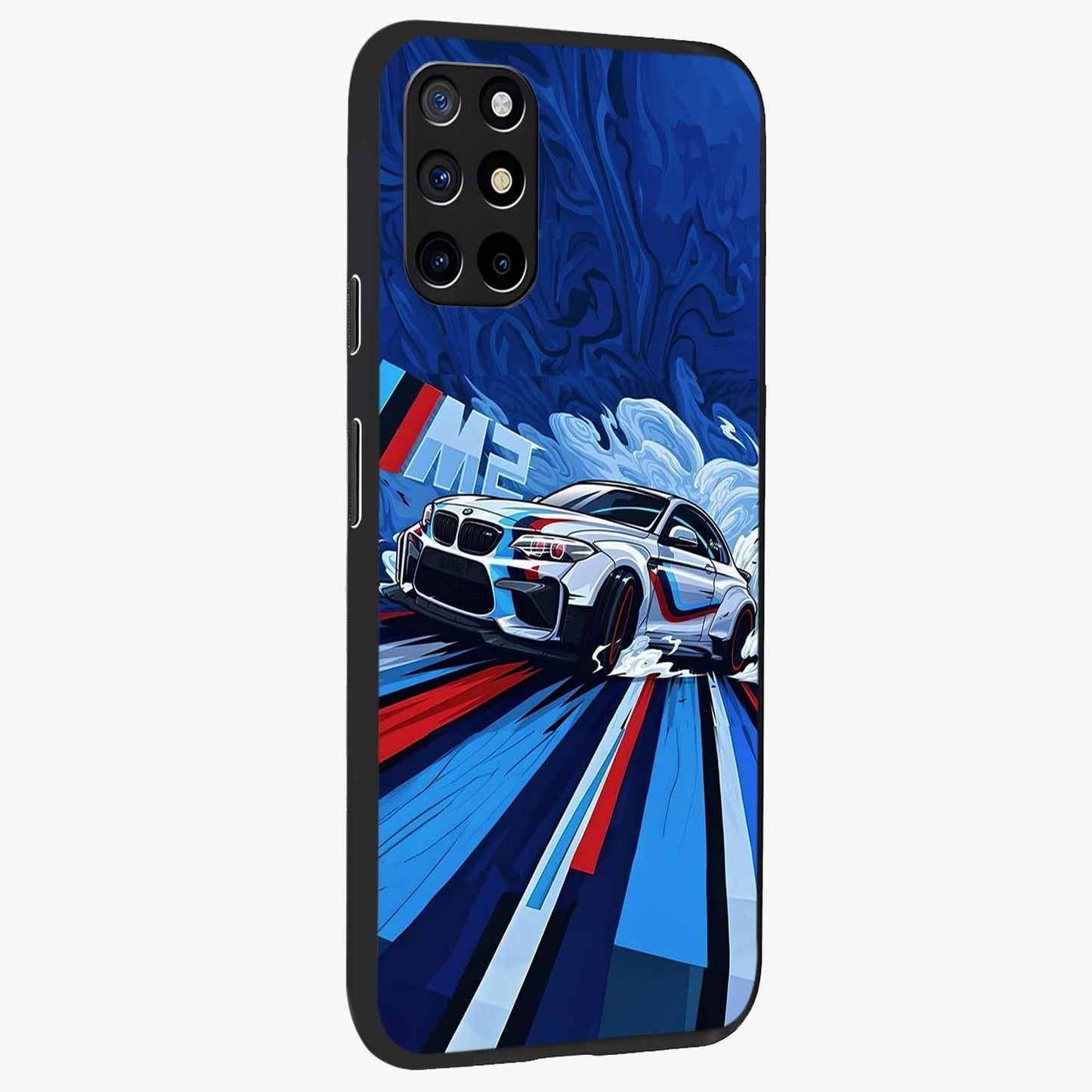 Drift Power Rush Glass Case upright view showcasing high speed racing artwork with bold automotive theme.