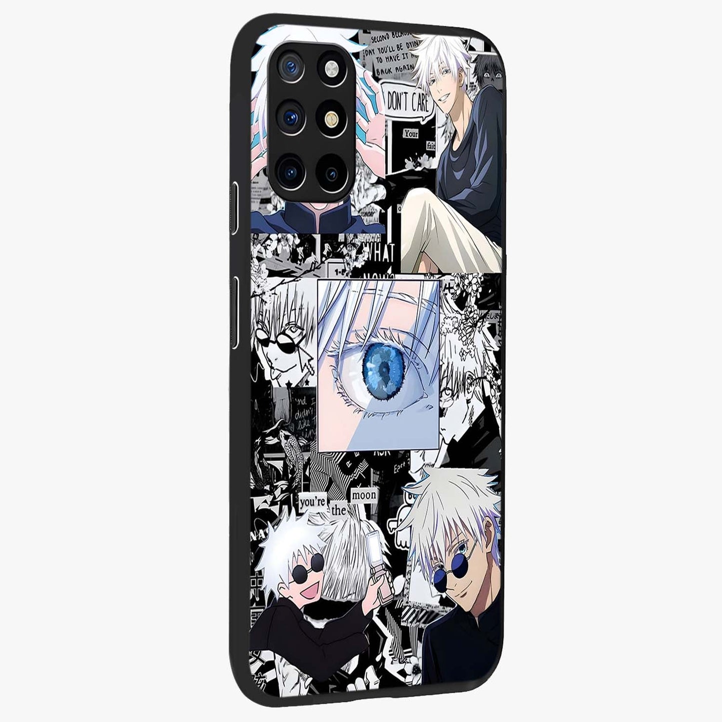 Infinity Sorcerer Chaos Glass Case upright view showcasing dramatic sorcerer artwork with chaotic mystical theme.