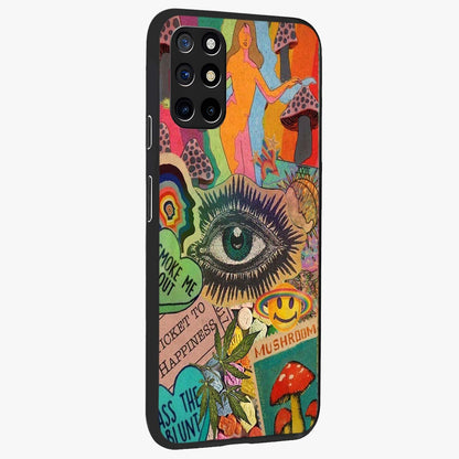 Mystic Eye Wonderland Glass Case upright view showcasing symbolic eye artwork with mysterious fantasy theme.