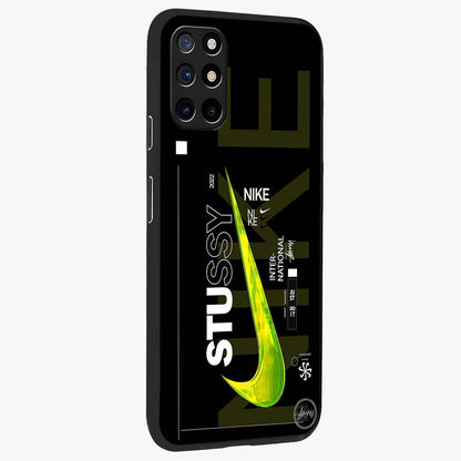 Neon Street Edition Glass Case upright view showcasing colorful neon artwork with modern street culture theme.