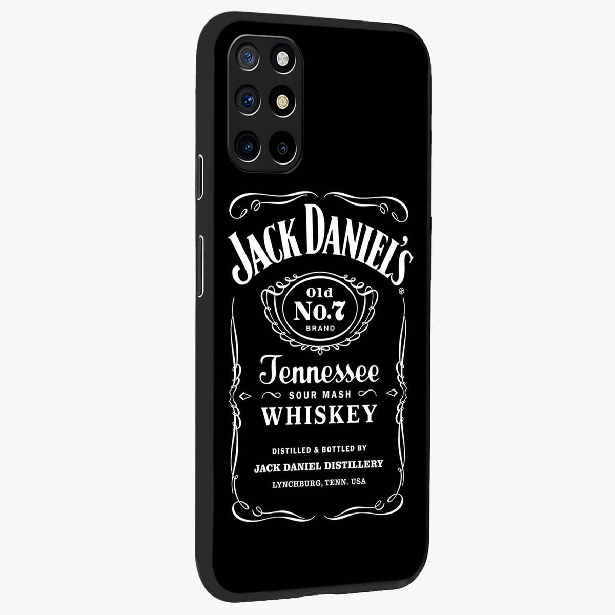 Vintage Whiskey Heritage Glass Case upright view showcasing stylish vintage whiskey artwork with timeless bar culture theme.