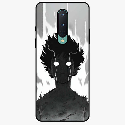 Awakened Inner Rage Glass Case showing flat back view with intense artistic artwork and glossy glass finish.