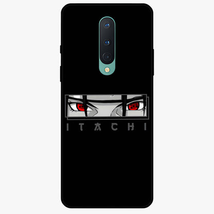 Scarlet Gaze Dominance Glass Case showing flat back view with striking red themed artwork and glossy glass finish.