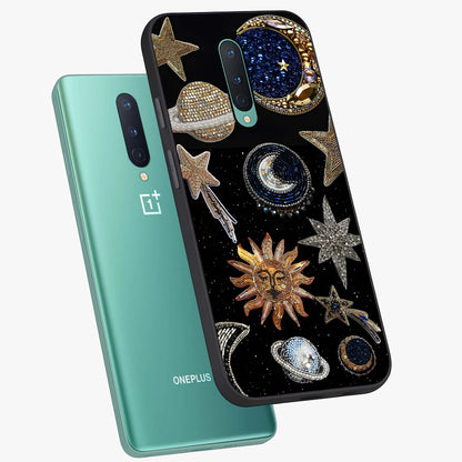 Celestial Gem Constellations Glass Case displayed in angled mockup highlighting gemstone inspired constellation design.