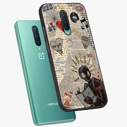 City Dream Sketch Glass Case displayed in angled mockup highlighting minimal city illustration with aesthetic sketch style.