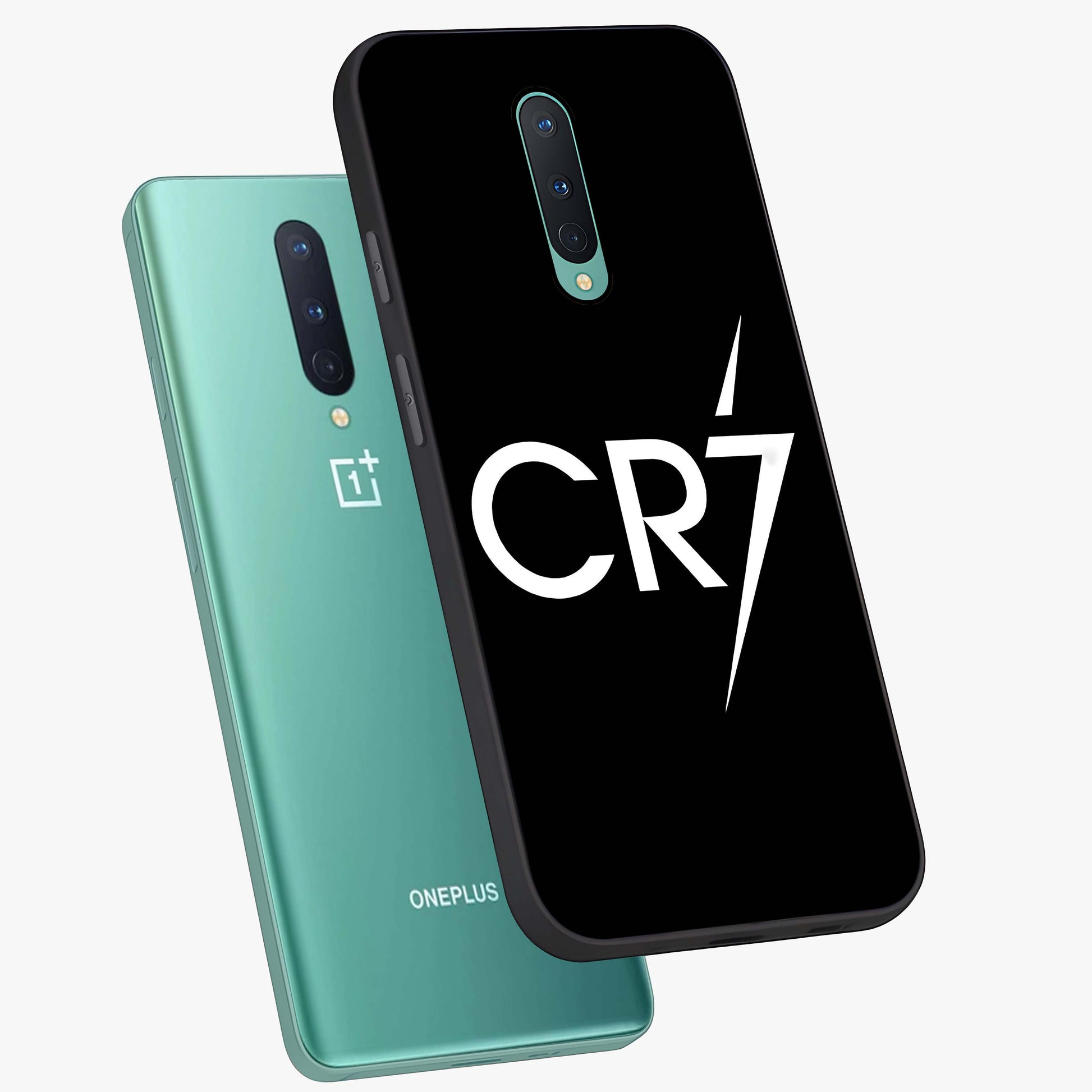 Cr7 Elite Strike Glass Case displayed in angled mockup highlighting powerful sports graphic with bold athletic theme.
