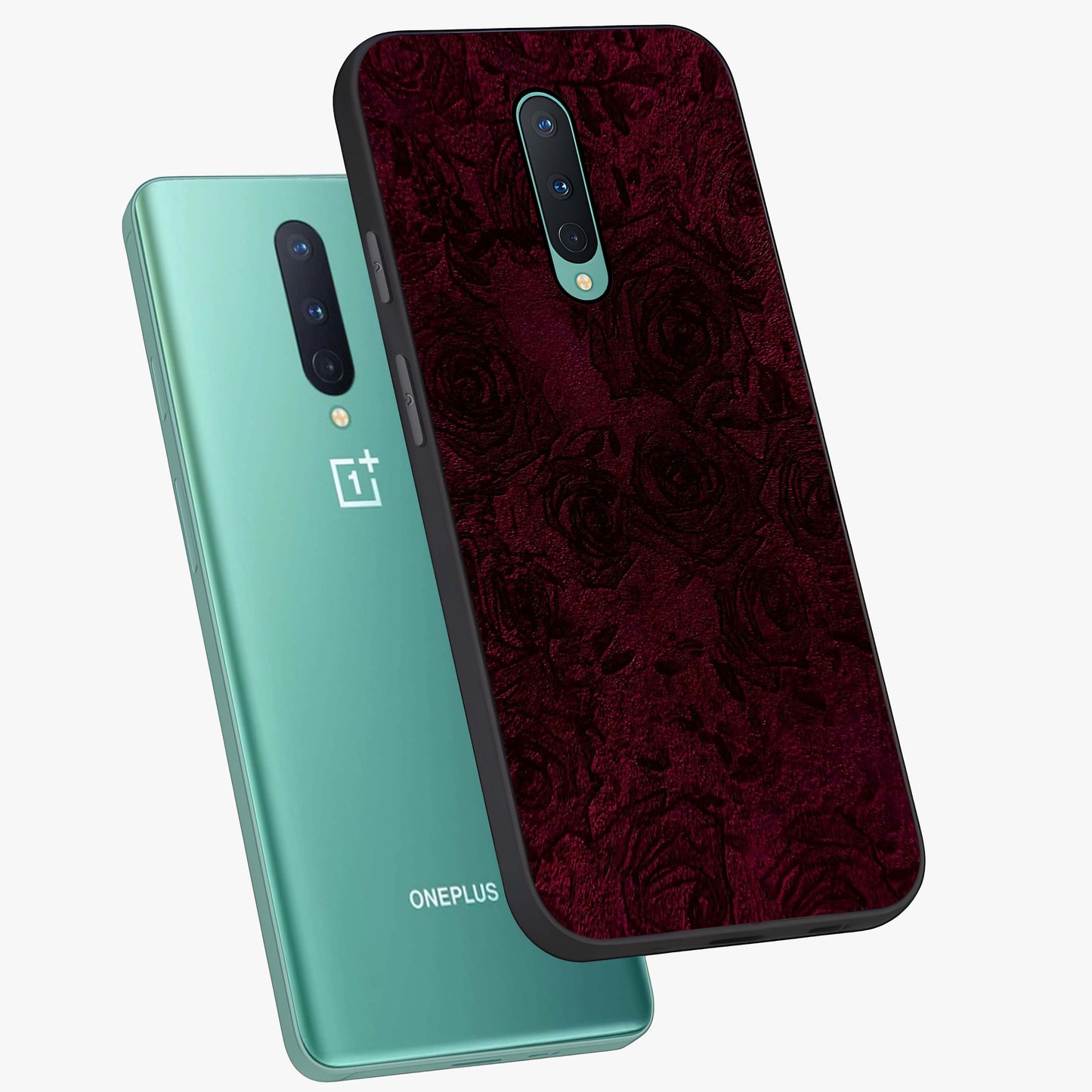 Crimson Fade Flow Glass Case displayed in angled mockup highlighting smooth gradient design with modern aesthetic style.