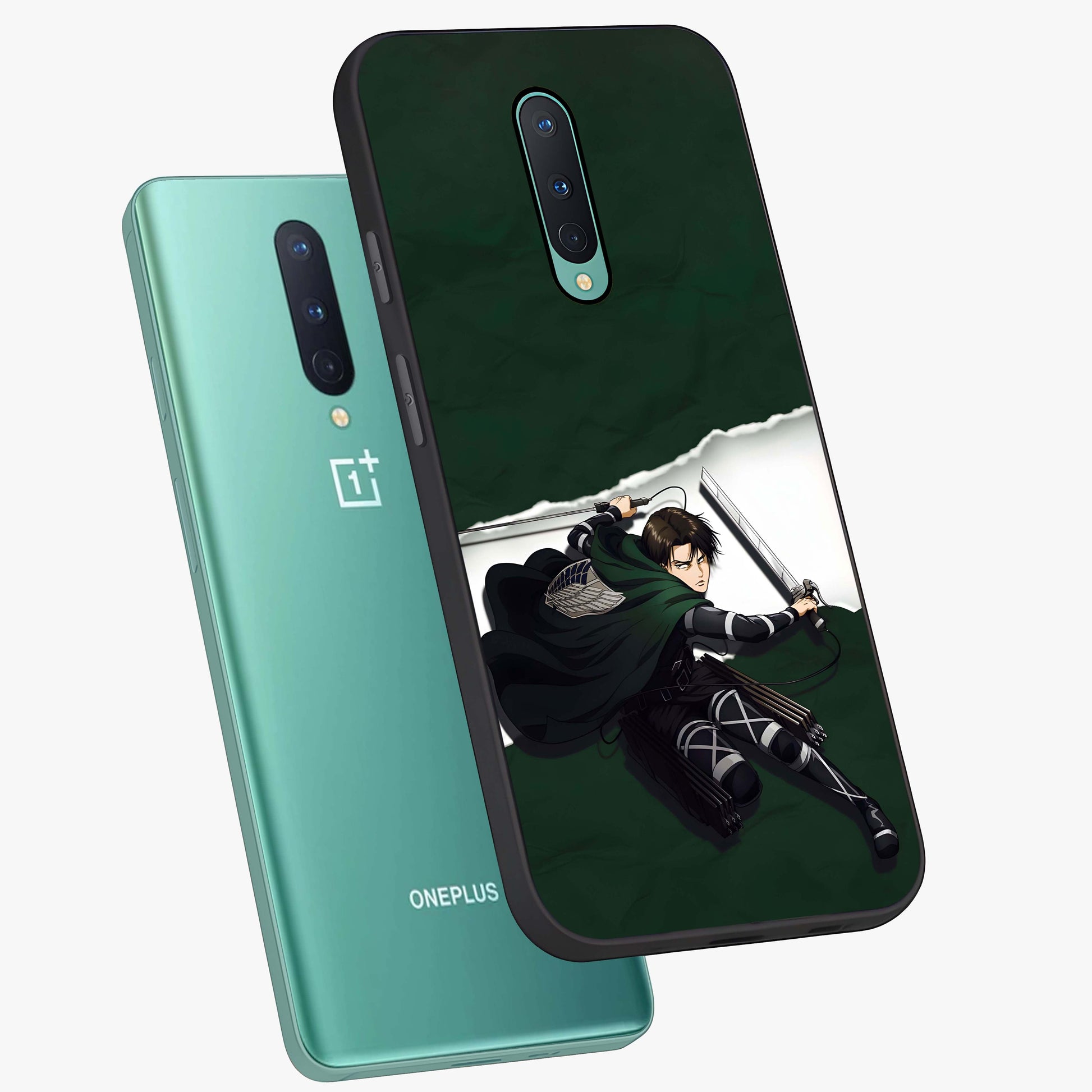 Emerald War Vanguard Glass Case displayed in angled mockup highlighting intense battle inspired design with emerald tone aesthetic.