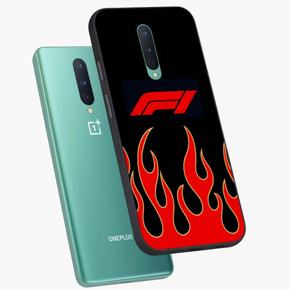 Fire F11 Glass Case displayed in angled mockup highlighting bold fire inspired graphic with energetic aesthetic style.