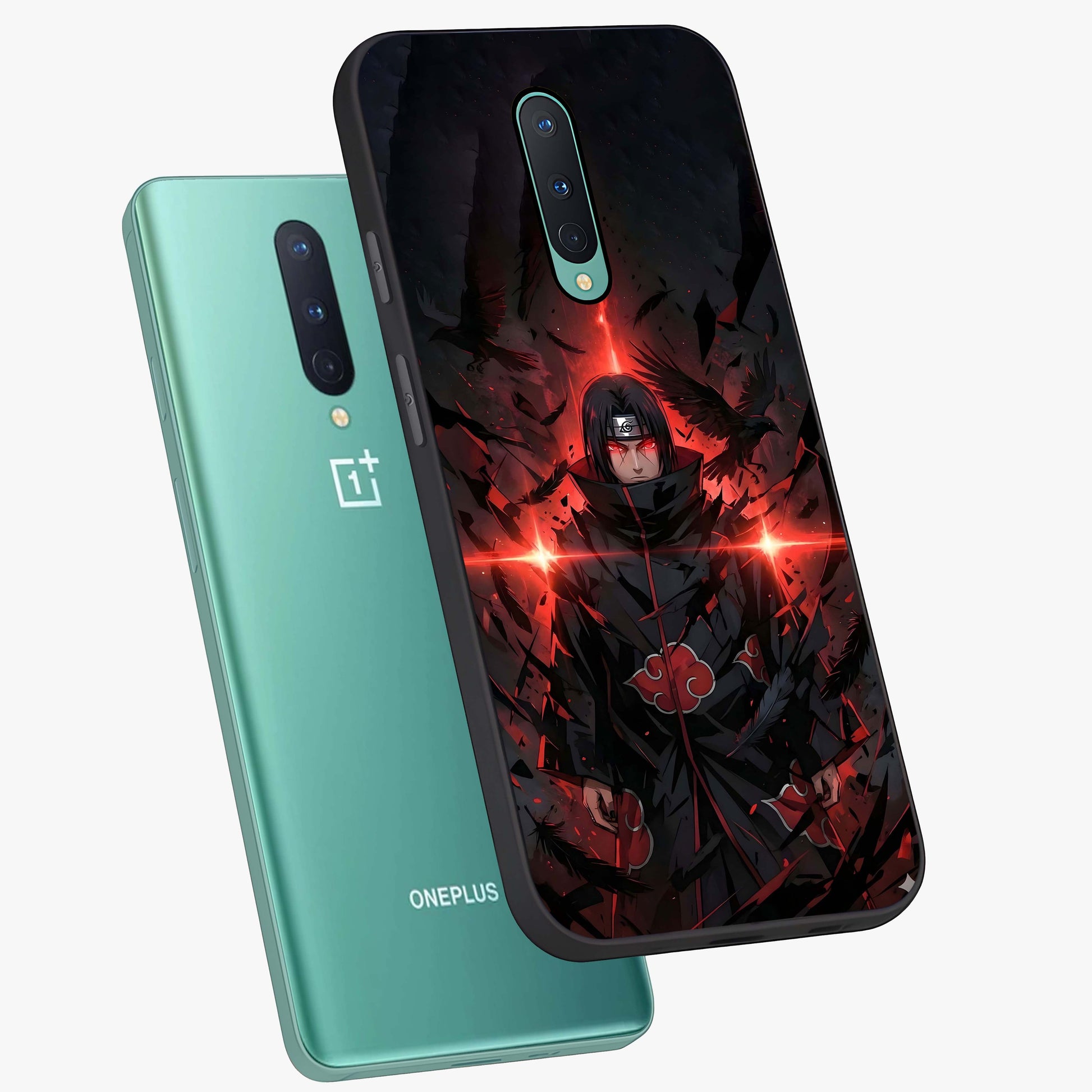 Focused Blade Discipline Glass Case displayed in angled mockup highlighting clean minimal text artwork with modern aesthetic style.