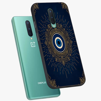Golden Celestial Charm Glass Case displayed in angled mockup highlighting sparkling cosmic charm design with celestial aesthetic.