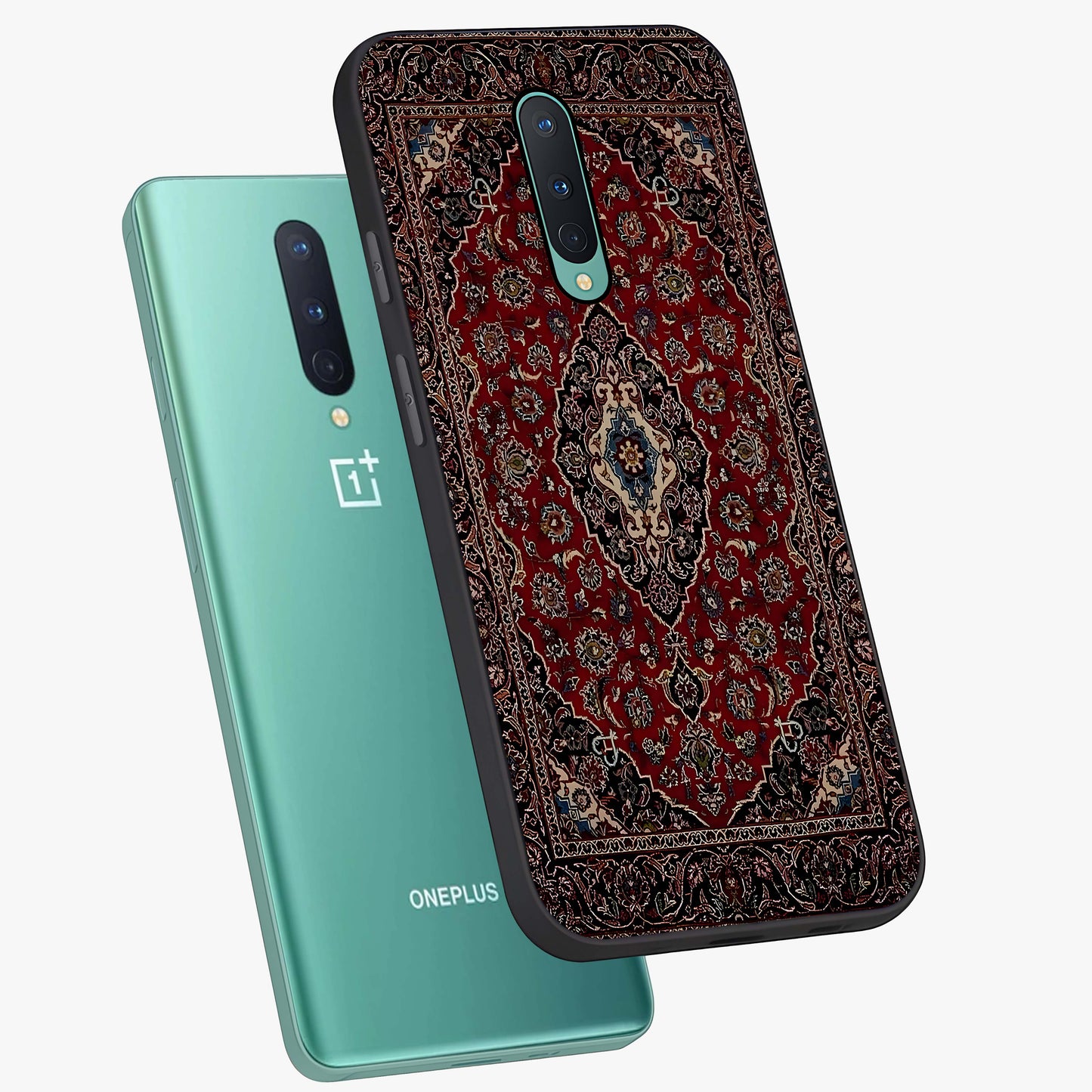 Heritage Carpet Royale Glass Case displayed in angled mockup highlighting intricate royal carpet design with heritage aesthetic.