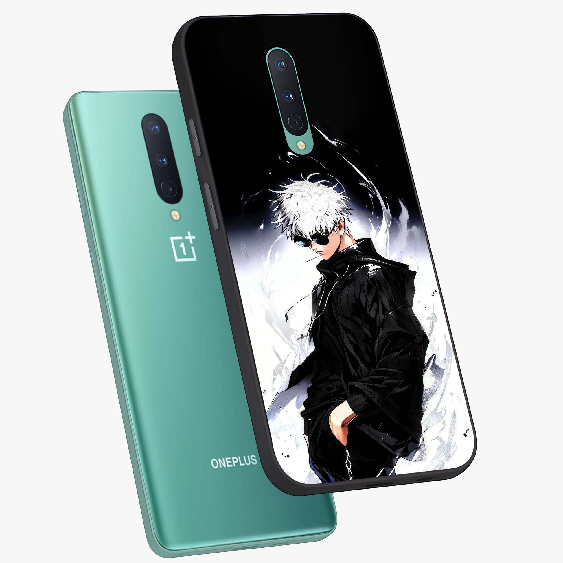 Limitless Shadow King Glass Case displayed in angled mockup highlighting dramatic dark hero design with intense aesthetic.