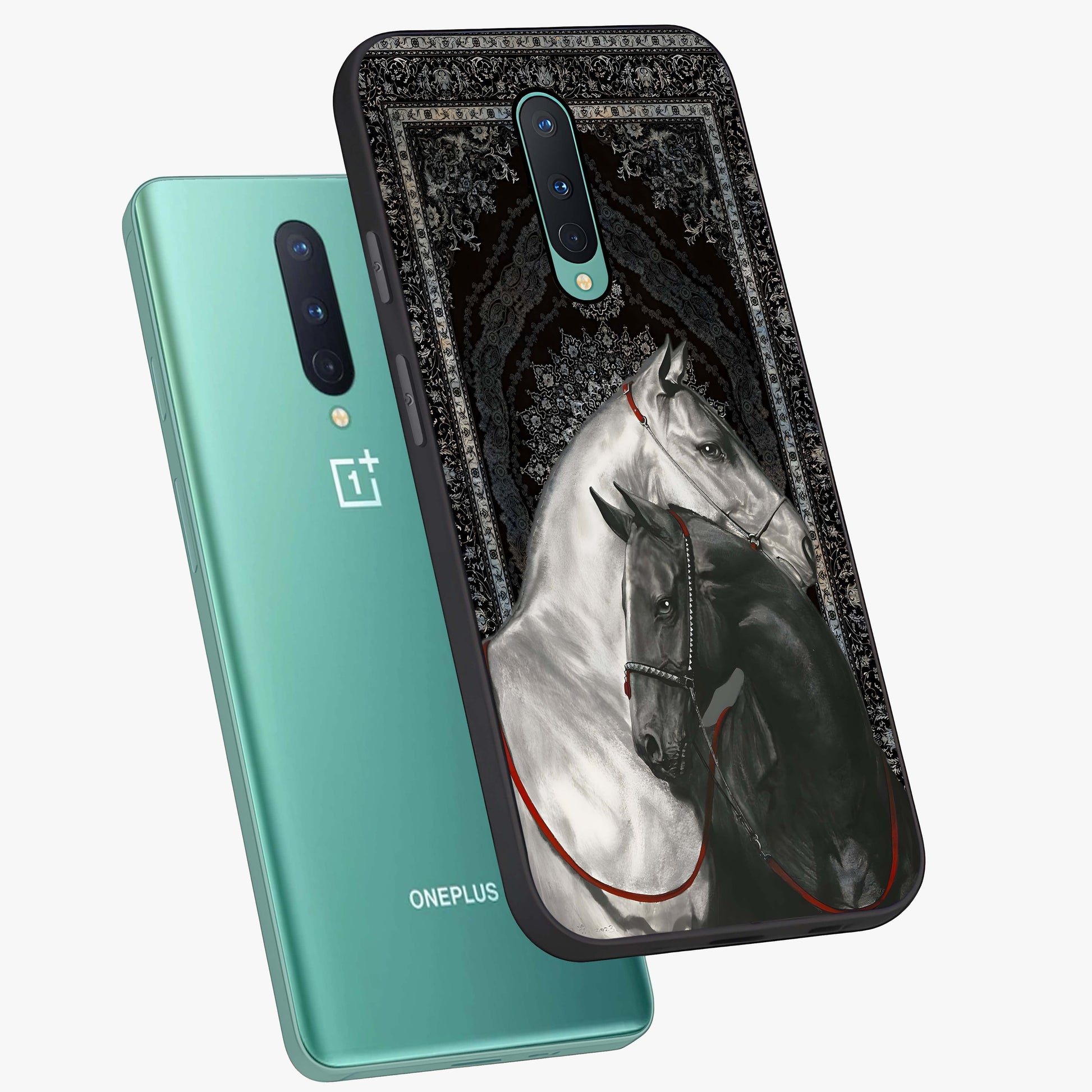 Majestic Ride Legacy Glass Case displayed in angled mockup highlighting sleek vehicle design with bold racing aesthetic.