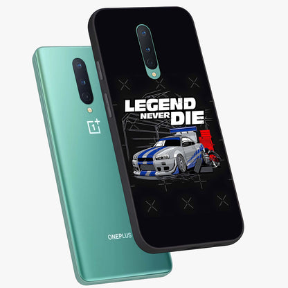 Midnight Racing Legacy Glass Case displayed in angled mockup highlighting dynamic automotive design with bold midnight aesthetic.