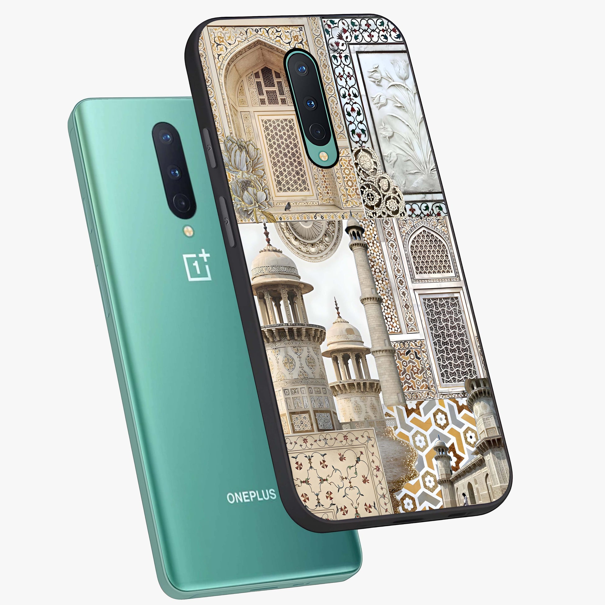 Mughal Marble Legacy Glass Case displayed in angled mockup highlighting elegant heritage marble artwork with royal aesthetic.