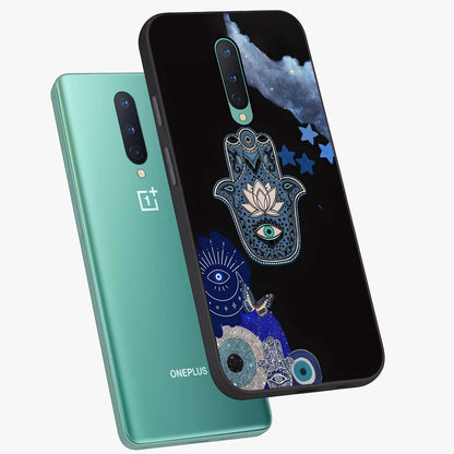 Mystic Hand Aura Glass Case displayed in angled mockup highlighting magical aura design with spiritual aesthetic style.