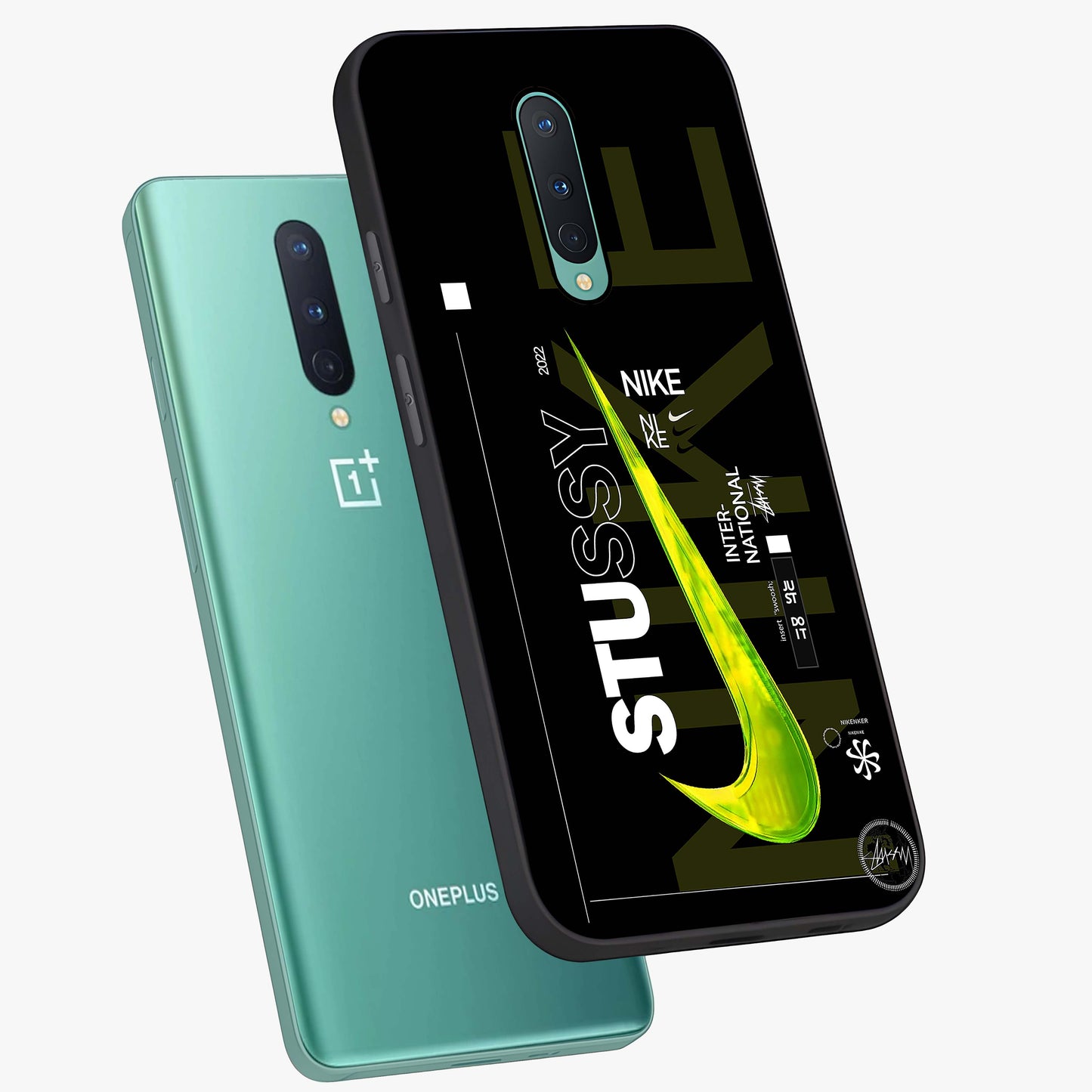 Neon Street Edition Glass Case displayed in angled mockup highlighting vibrant urban design with bold street aesthetic.