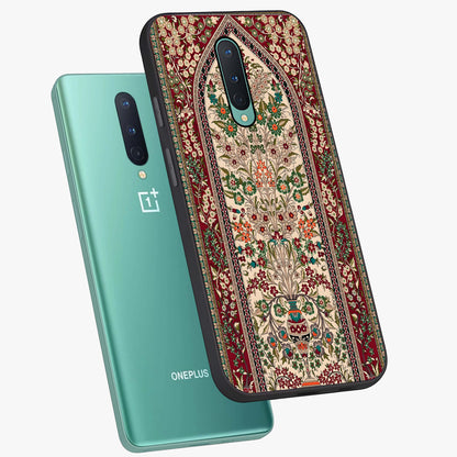 Persian Inspired Glass Case displayed in angled mockup highlighting intricate traditional design with elegant cultural aesthetic.