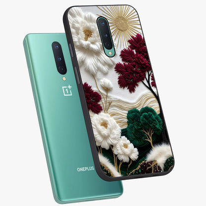 Radiant Bloom Elegance Glass Case displayed in angled mockup highlighting graceful floral design with radiant aesthetic style.