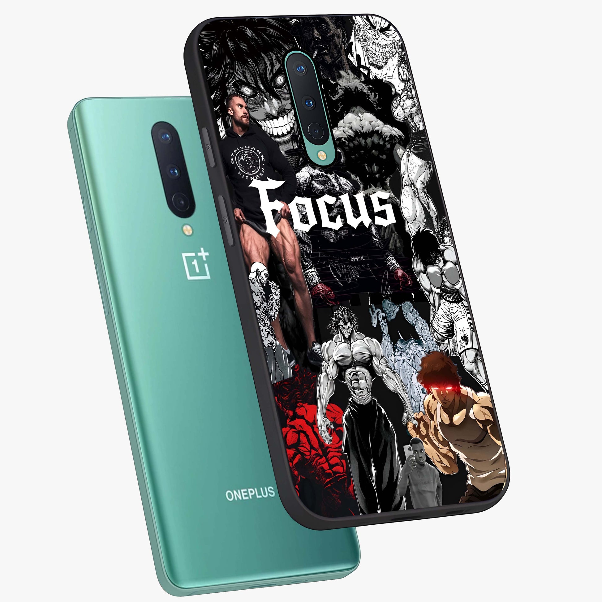 Relentless Power Focus Glass Case displayed in angled mockup highlighting bold statement design with modern aesthetic style.