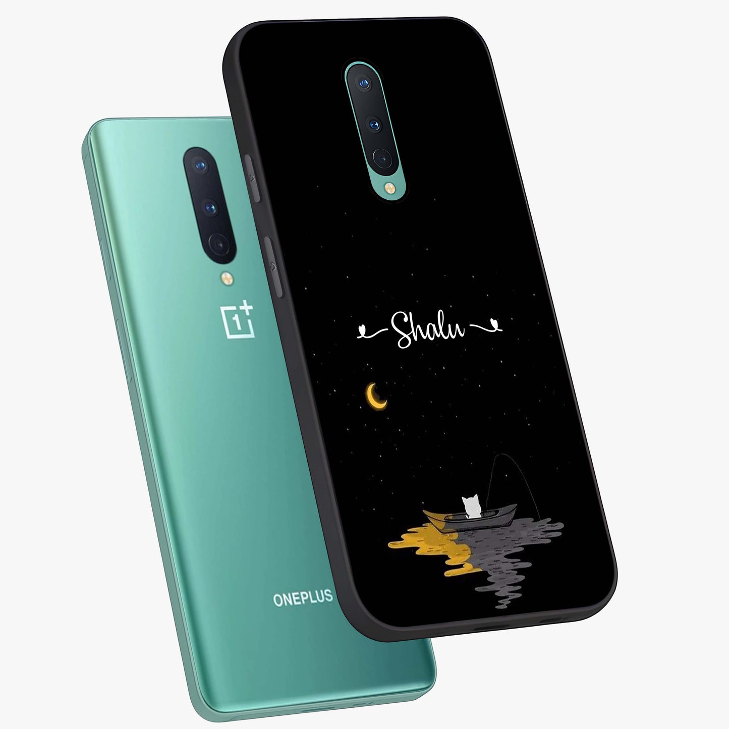 Silent Night Row Glass Case displayed in angled mockup highlighting peaceful evening design with dreamy night aesthetic.
