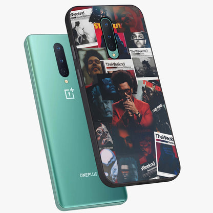 The Weeknd Glass Case displayed in angled mockup highlighting stylish pop culture inspired design with modern aesthetic.