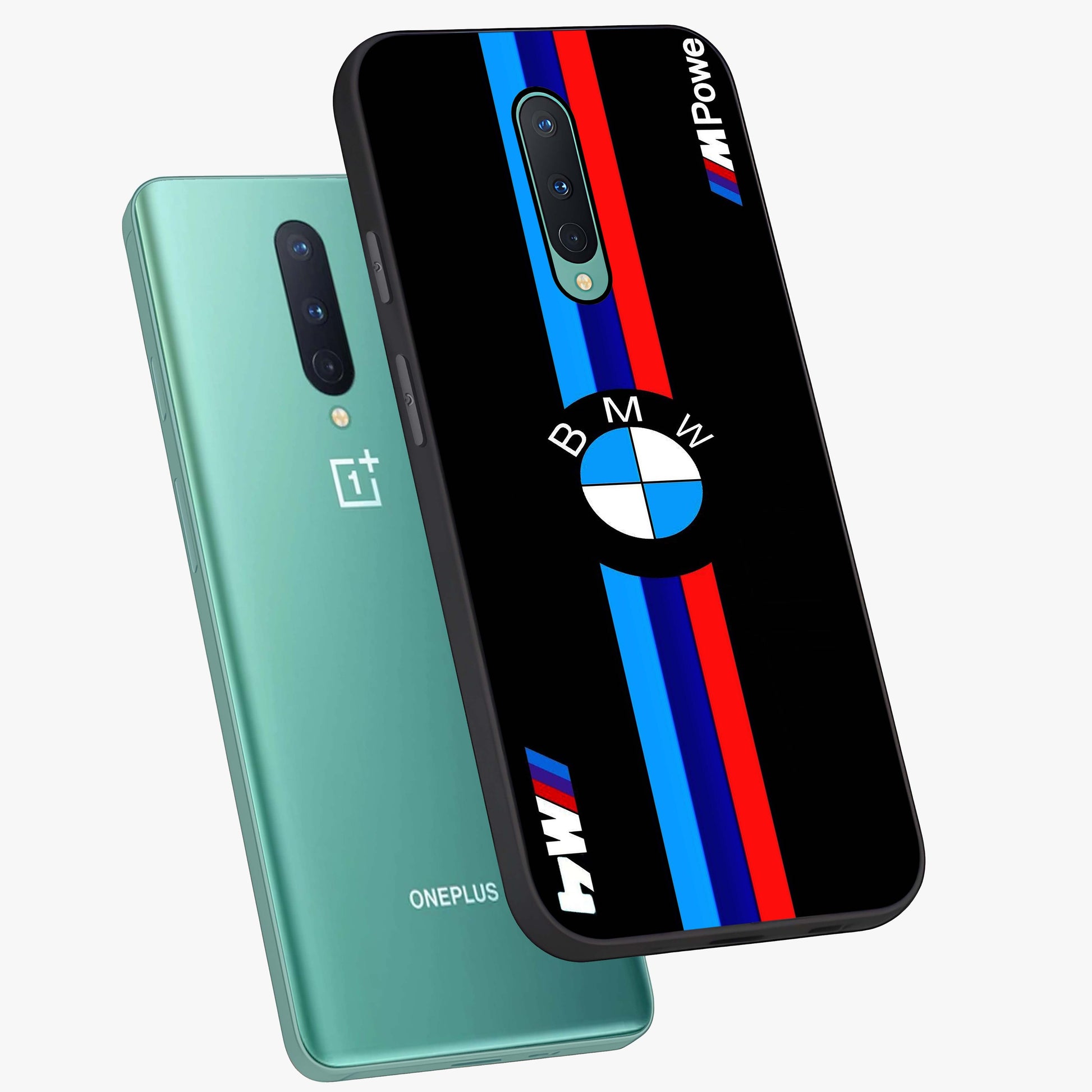 Turbo BMW Beast Glass Case displayed in angled mockup highlighting sleek racing car design with bold automotive aesthetic.