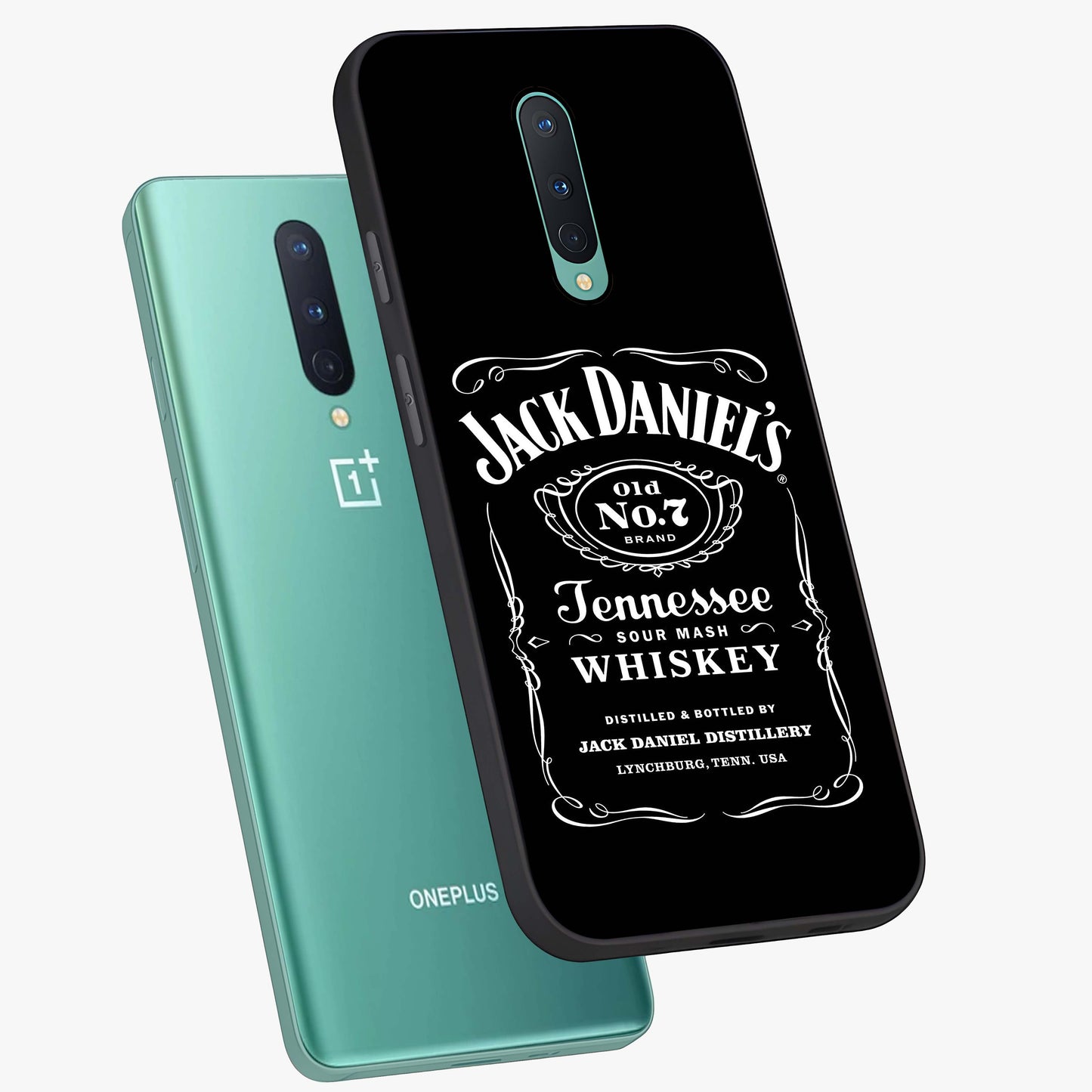 Vintage Whiskey Heritage Glass Case displayed in angled mockup highlighting retro beverage themed design with heritage aesthetic.