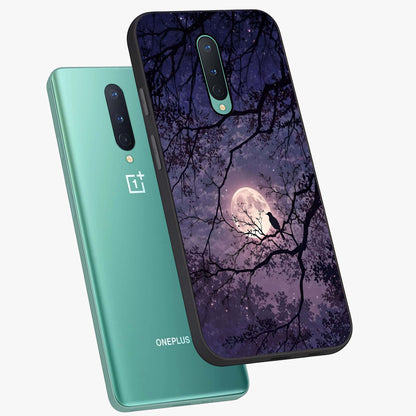 Whispering Moon Silence Glass Case displayed in angled mockup highlighting calm lunar design with dreamy night aesthetic.