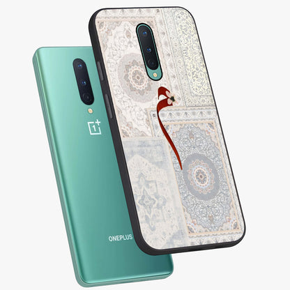 White Aesthetic Bow Glass Case displayed in angled mockup highlighting clean bow design with soft aesthetic style.